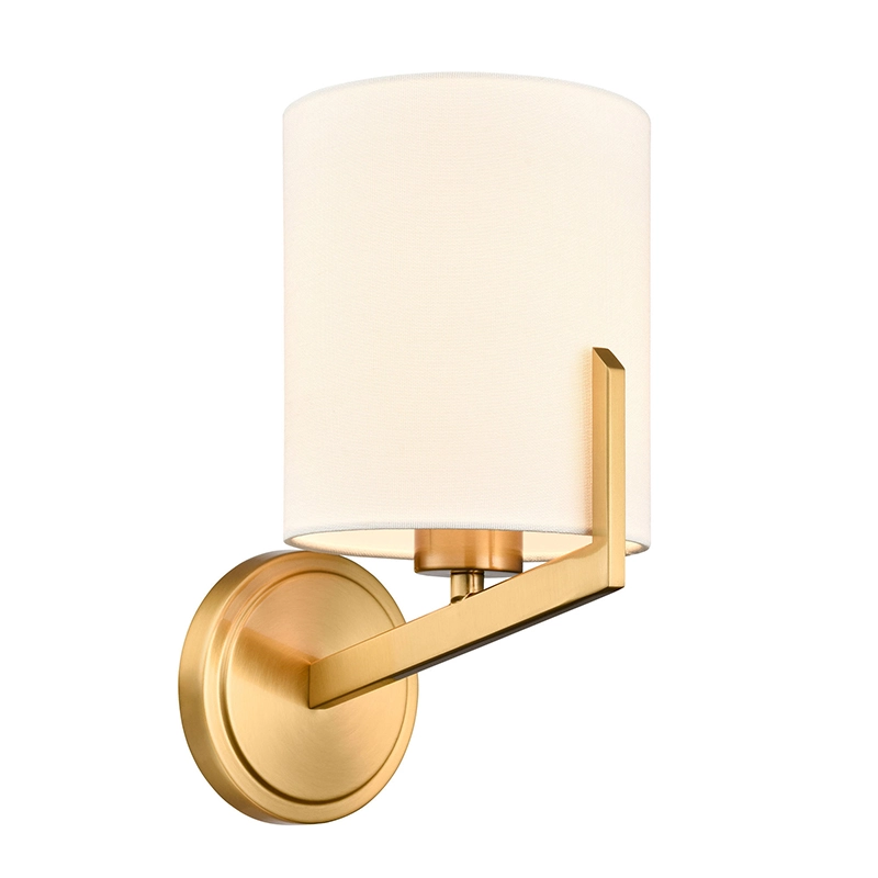 1-Lampu Dinding Moden Loyang Satin Ringan