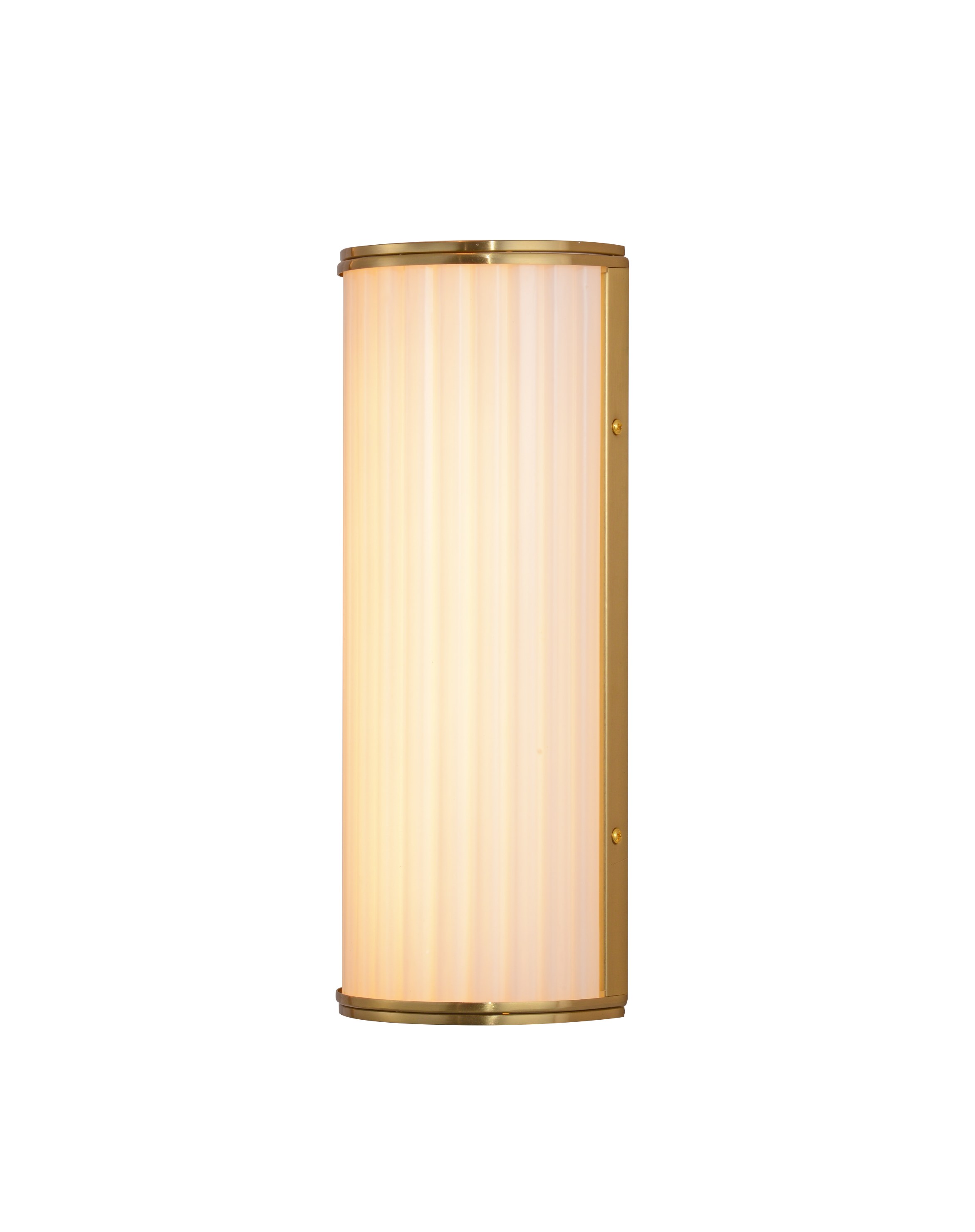 Sconce Dinding Loyang Kaca Bergalur Silinder