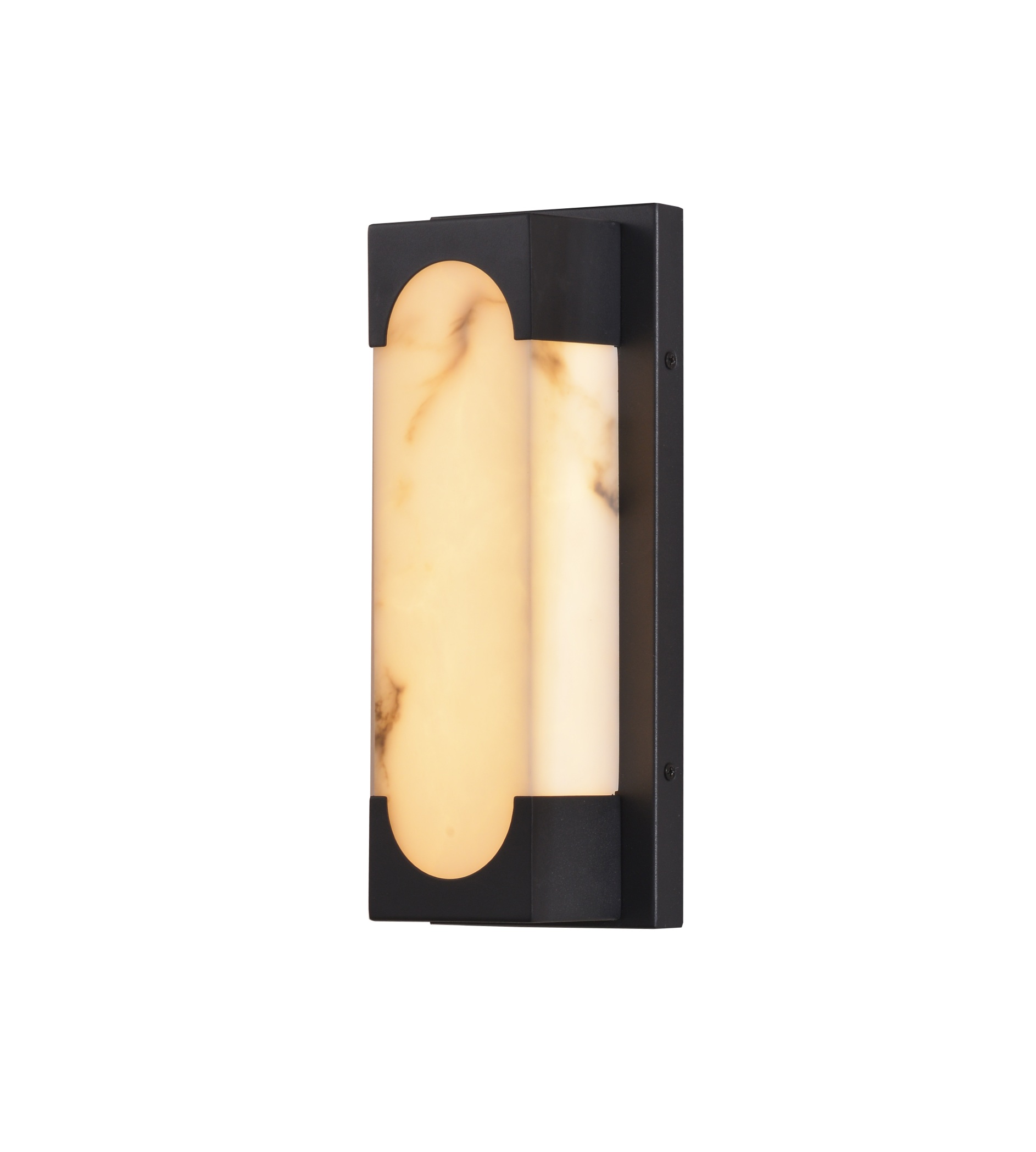 Sconce Dinding Teduhan Alabaster Segi Empat Tiruan Moden